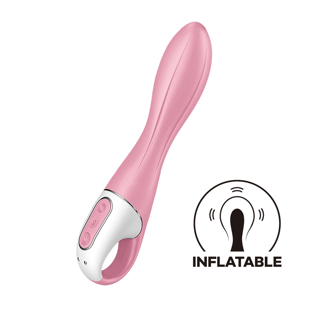 Satisfyer Air Pump Booty 2 Inflatable Dildo Pink