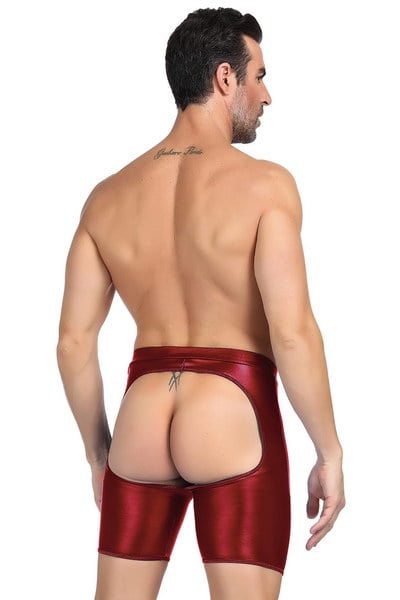 Kinksters Wet Look Μποξεράκι – Μπορντό