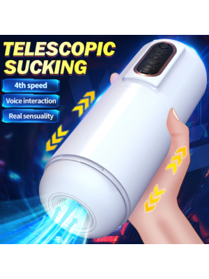 Masturbator Fully AutomaticTelescopic Voice Interaction