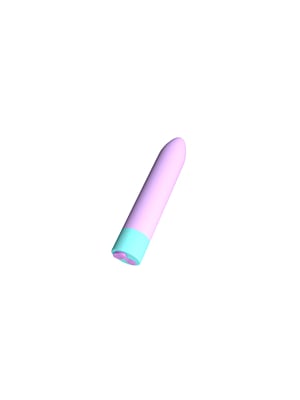 PARTY COLOUR TOYS BALY RECHARGEABLE VIBRATING BULLET 10 INTENSITIES PURPLE
