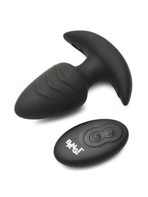 VIBRATING AND ROTATING PLUG WITH BLACK USB CONTROL