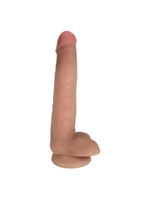 XR BRANDS FINE DILDO WITH FLESH TESTICLES EASY RIDERS 20'30 CM