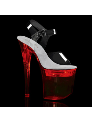 Pleaser LED Illuminated Ankle Strap Platform 25.2cm Flashdance-808