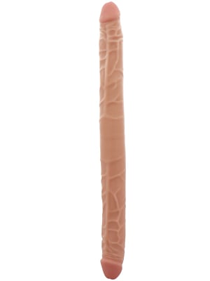 Toy Joy Double Dong Dildo 40 cm - Διπλό Ρεαλιστικό Ομοίωμα Πέους - Χρώμα Δέρματος
