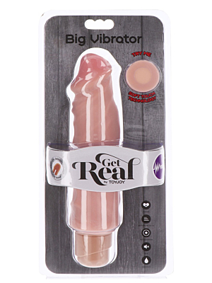 Toy Joy Dual Density Big Realistic Vibrator - Skin Ρεαλιστικός Δονητής