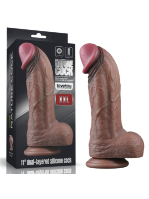 11'' Dual Layered Silicone Cock XXL