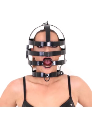 Head Cage, Large, Black Coated