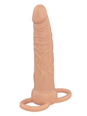 ToyJoy Naked Vibrating Double Trouble Silicone - Light Skin Tone