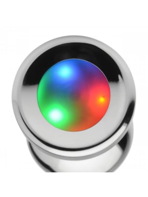 Light Up Large Anal Plug + Free Vibrating Ring