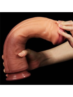 Μεγάλο Ομοίωμα Πέους Dual layered Silicone Nature Cock 30 cm - Lovetoy