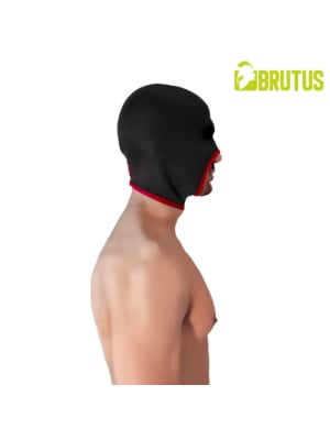 BRUTUS Blind Neoprene Face Fucker Hood Black / Red