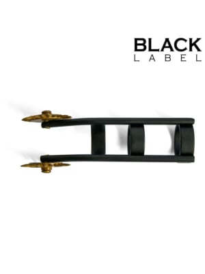 Black Label Cat Nail Double Pinwheel Black/Gold