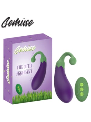 Gemüse - The Cutie Eggplant- 9 Speed Vibrating Silicone Veggie