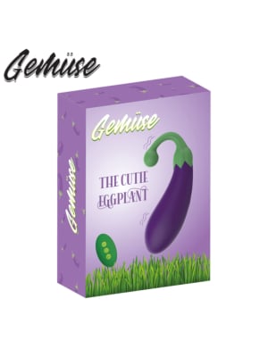 Gemüse - The Cutie Eggplant- 9 Speed Vibrating Silicone Veggie