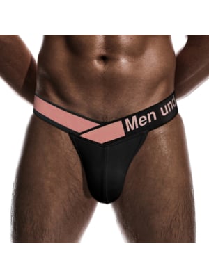 Sexy Cotton Jockstrap for Men Black