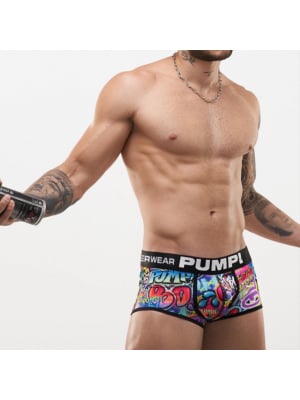 Sexy Colorfull Boxer for Men Black