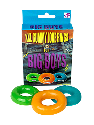 Δαχτυλίδια πέους φαγώσιμα Gummy Love Rings