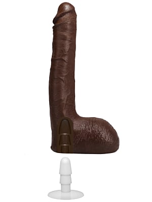 Doc Johnson Ricky Johnson with Vac-U-Lock 10 Inch Cock Brown