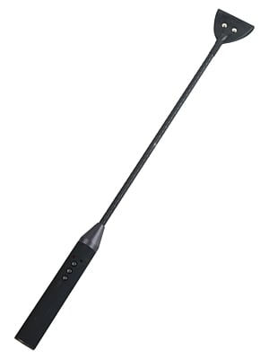 Hidden Desire Extreme Electro Riding Crop - Black