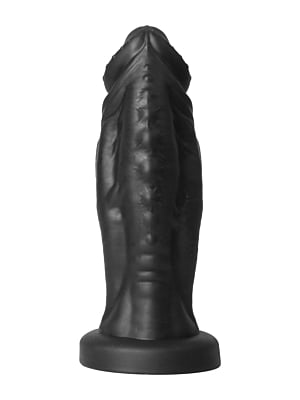 Hidden Desire Extreme Vibrating Devil Monster Dildo - Black