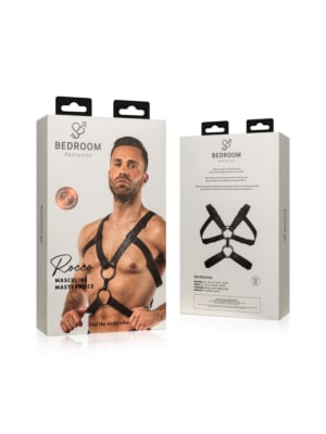 Rocco Bondage Harness - Black