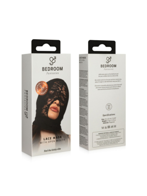 Bedroom Fantasies - Lace BDSM Mask - Black