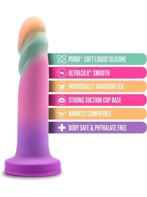 Blush Novelties - Avant Sunrise Gaze Sherbet Dildo - Various Colors