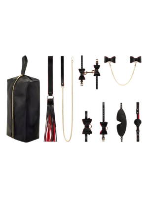 Bedroom Fantasies - Crimson & Ebony - 8 Piece Luxury Set