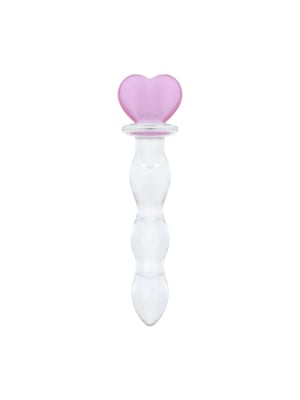 Gildo - No. 35 Glass Dildo Heart Shape - 18.8 cm