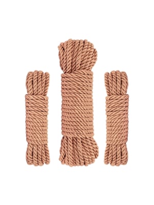 Rosy Gold – Rope Set – Luxury Bondage Ropes