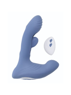Gender X - Flapjack Lavender &mdash; side view of the lavender device with remote