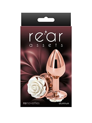 Πρωκτική Σφήνα NS Novelties White Rose - Small