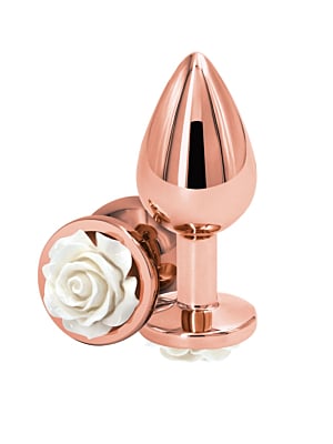 Πρωκτική Σφήνα NS Novelties White Rose - Medium