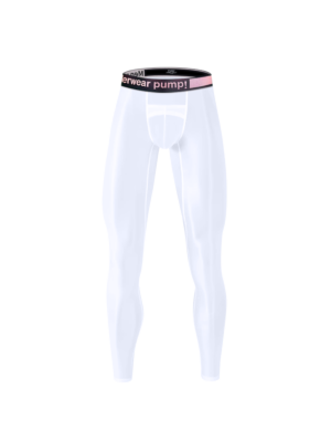 Nylon Made Mens Breathable Quick Drying High Performance Fit White