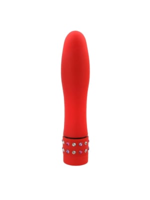 Mini Diamond Vibrator Red
