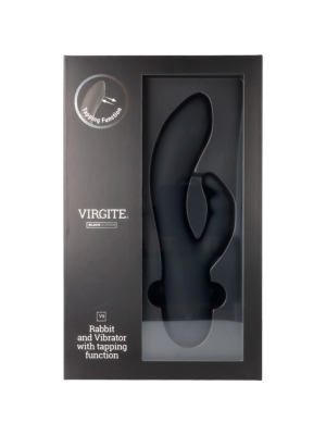 V9 BLACK RECHARGEABLE TAPPING VIBRATOR