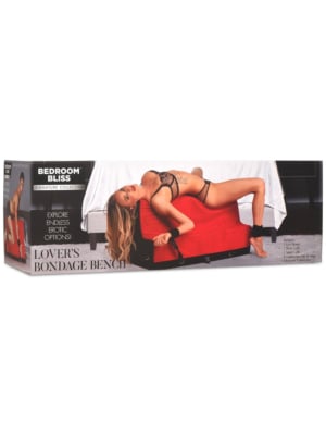 XR BRANDS LOVER'S BONDAGE BENCH RED