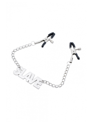 Κλιπσάκια Θηλών Slave Nipple Clamps με Αλυσίδα - Soiemio