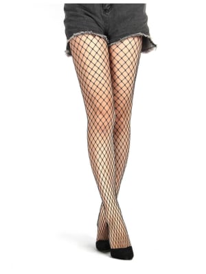 Black Box Package Fully Fashioned Fence Net Pantyhose