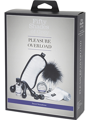 FIFTY SHADES OF GREY PLEASURE OVERLOAD SWEET SENSATIONS KIT 7 PIECES