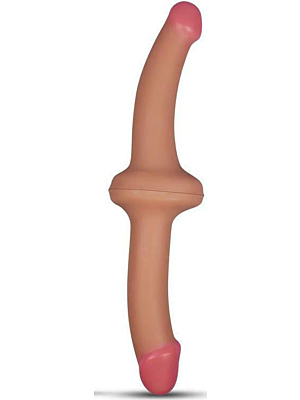 Lovetoy Holy Dong Premium Silicone Double-ended Dildo Flesh
