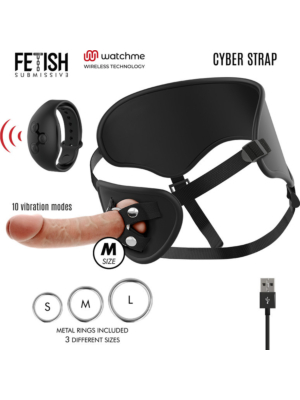 CYBER STRAP Remote Control Harness M - FETISH SUBMISSIVE