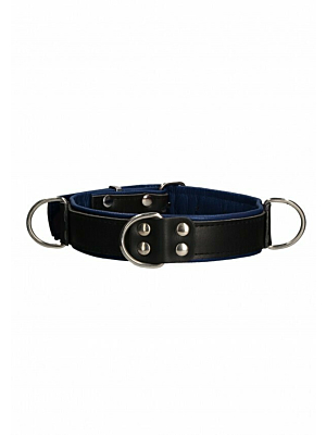 Κολάρο Deluxe Bondage Collar One Size (Μπλε) - Shots Media