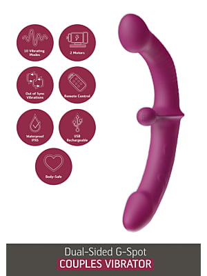 Dual-Sided G-Spot Vibrator
