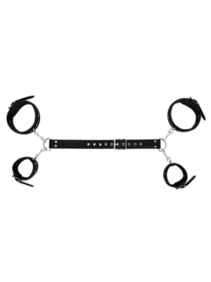 Bondage Back Bicep Cuff - Black