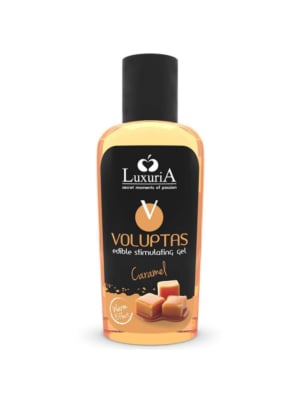 Luxuria Voluptas Edible Stimulating Warming Effect Gel Caramel 100ml