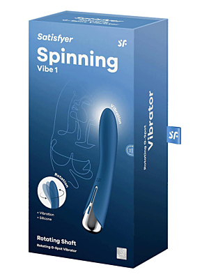 Satisfyer Spinning Vibe 1 Blue Classic Vibrator