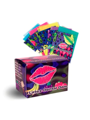Cola Exs Scented Oral Latex Dam Enhance Your Safety & Pleasure Dental Cola Flavored 1pcs