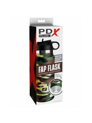 Pipedream PDX Plus - Fap Flask Happy Camper - Transparent