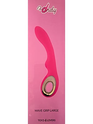 Δονητής με λαβή για εύκολο κράτημα Handy wave grip, large ρόζ